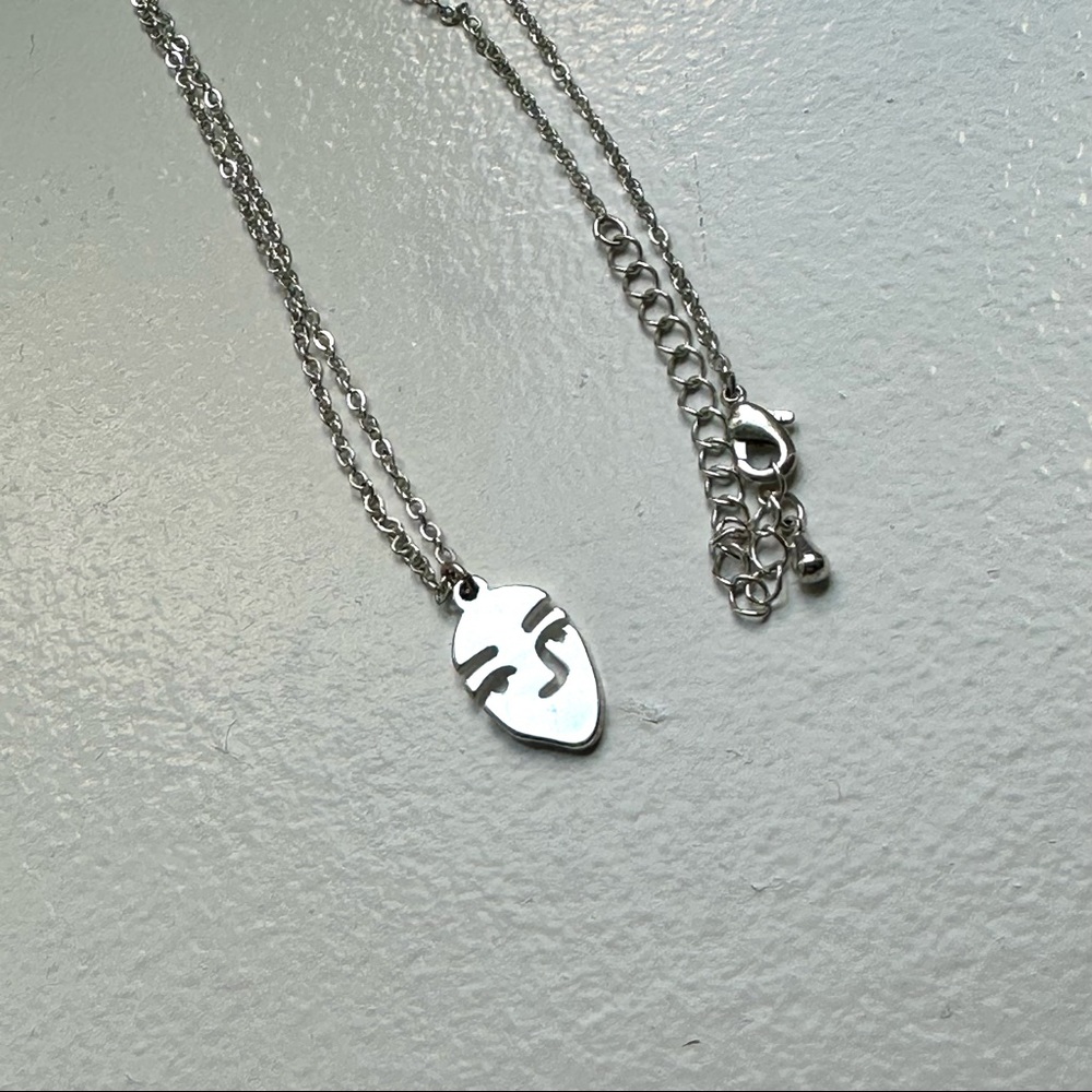 Silver Mod Face Pendant Necklace